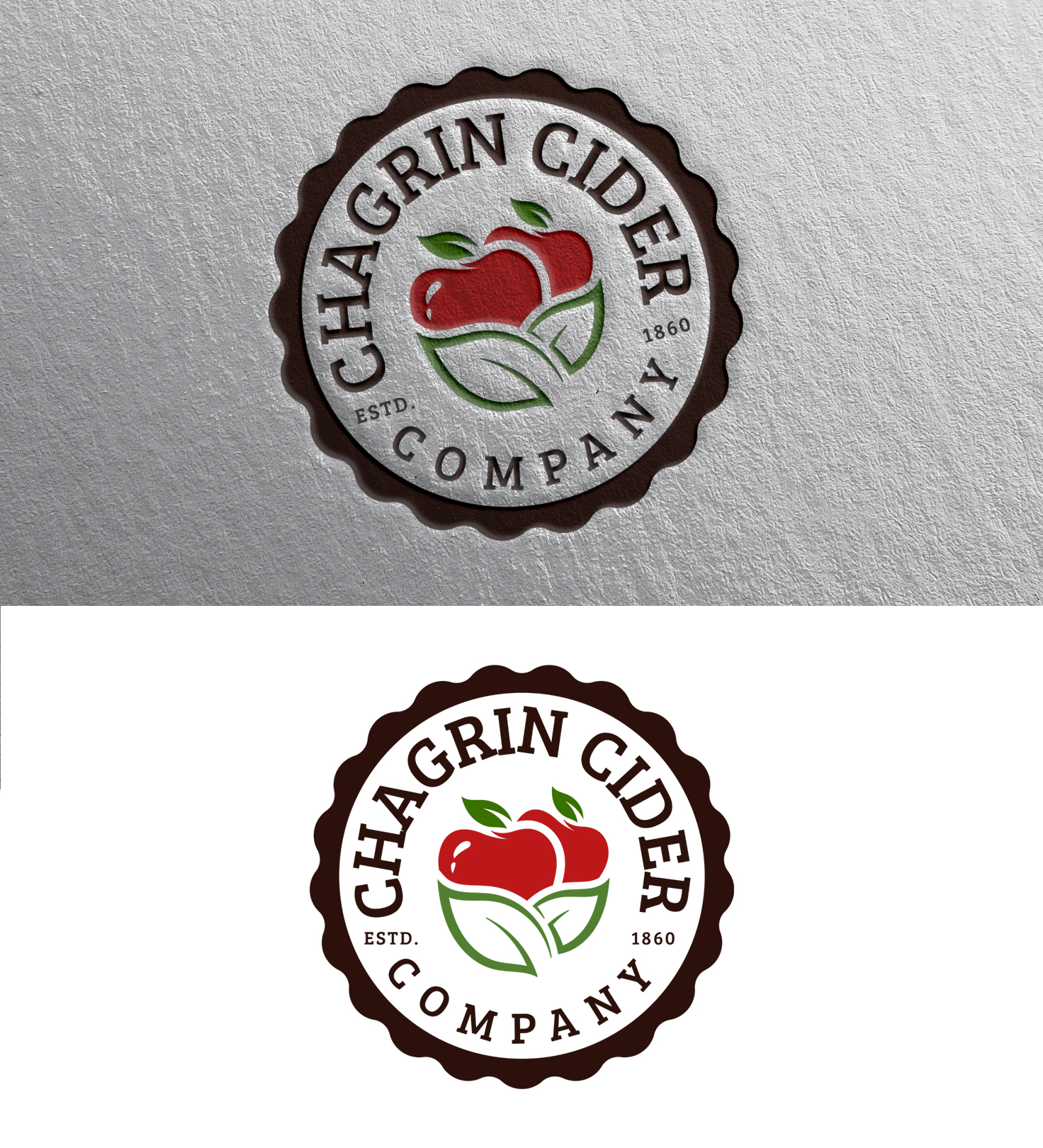 Logo Design by Publik Logo for Chagrin Cider Company | Design #32045541