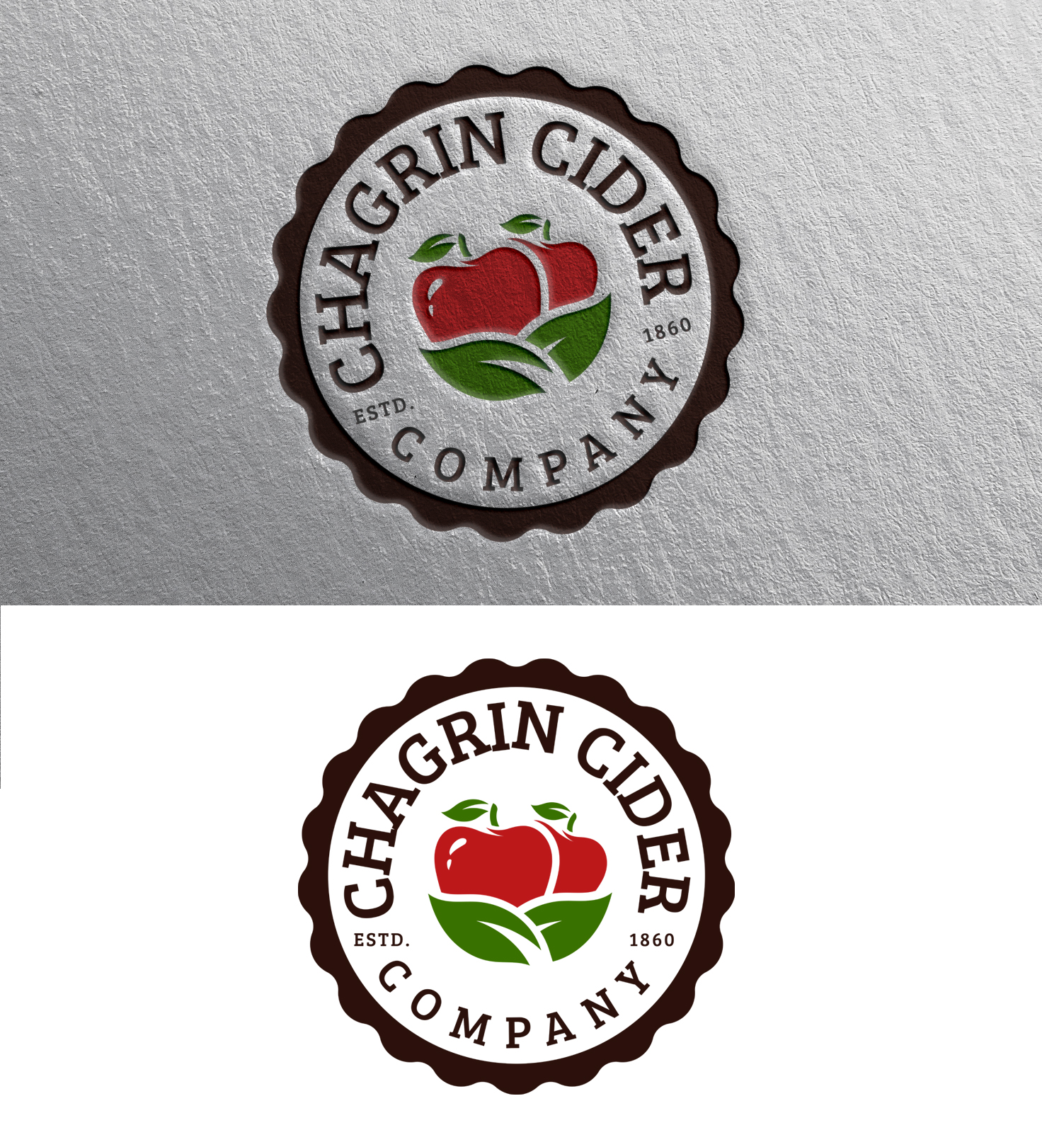 Logo Design by Publik Logo for Chagrin Cider Company | Design #32045548