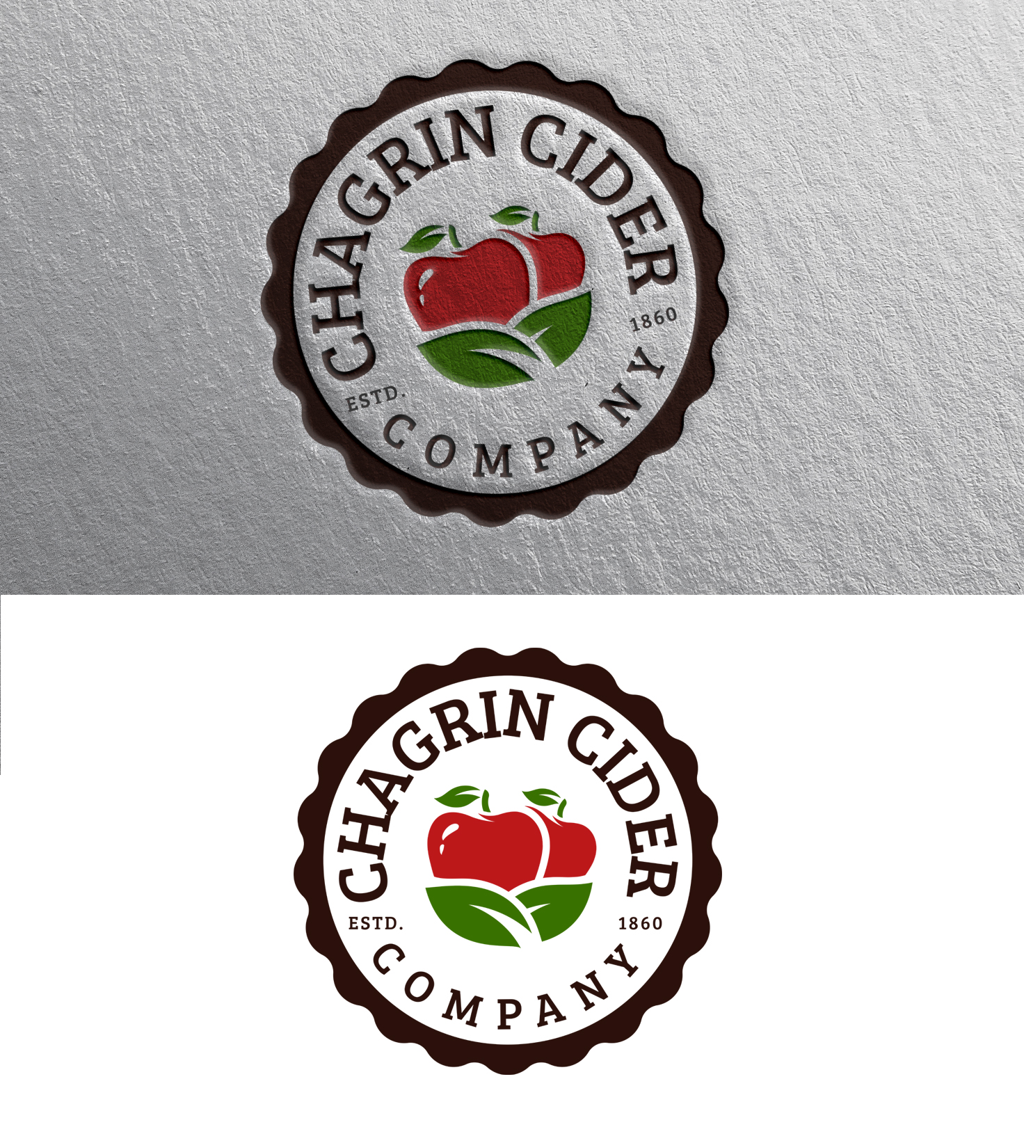 Logo Design by Publik Logo for Chagrin Cider Company | Design #32045550