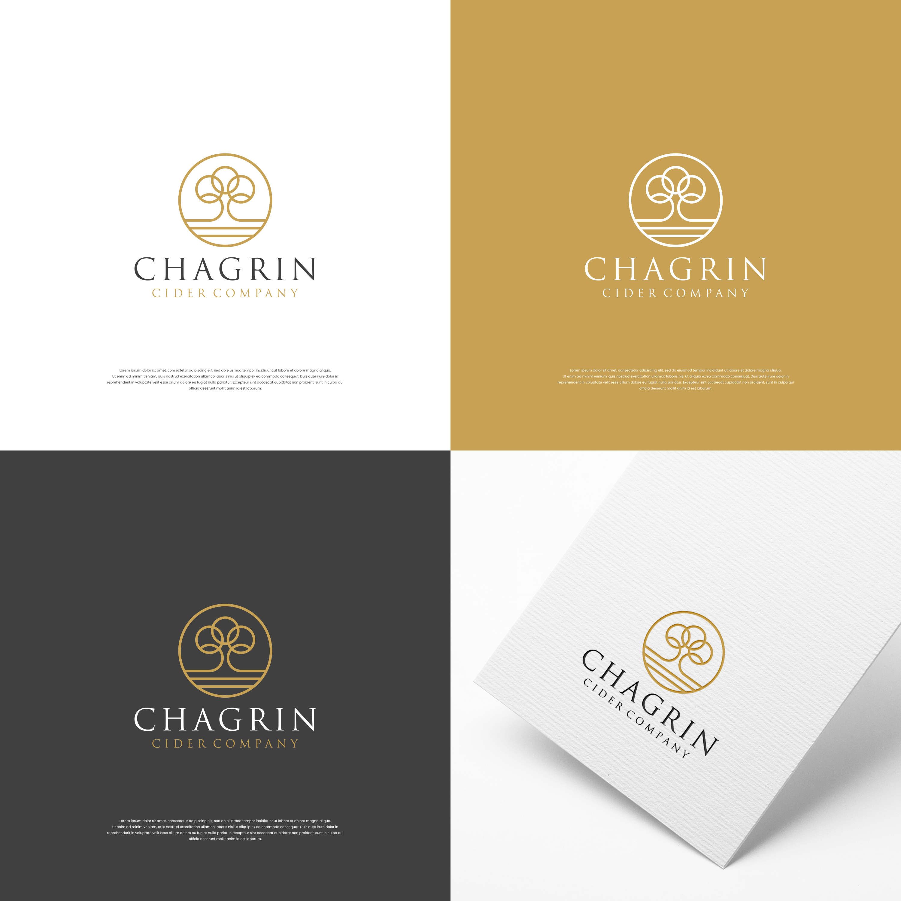 Logo Design by ge.logo for Chagrin Cider Company | Design #31877555