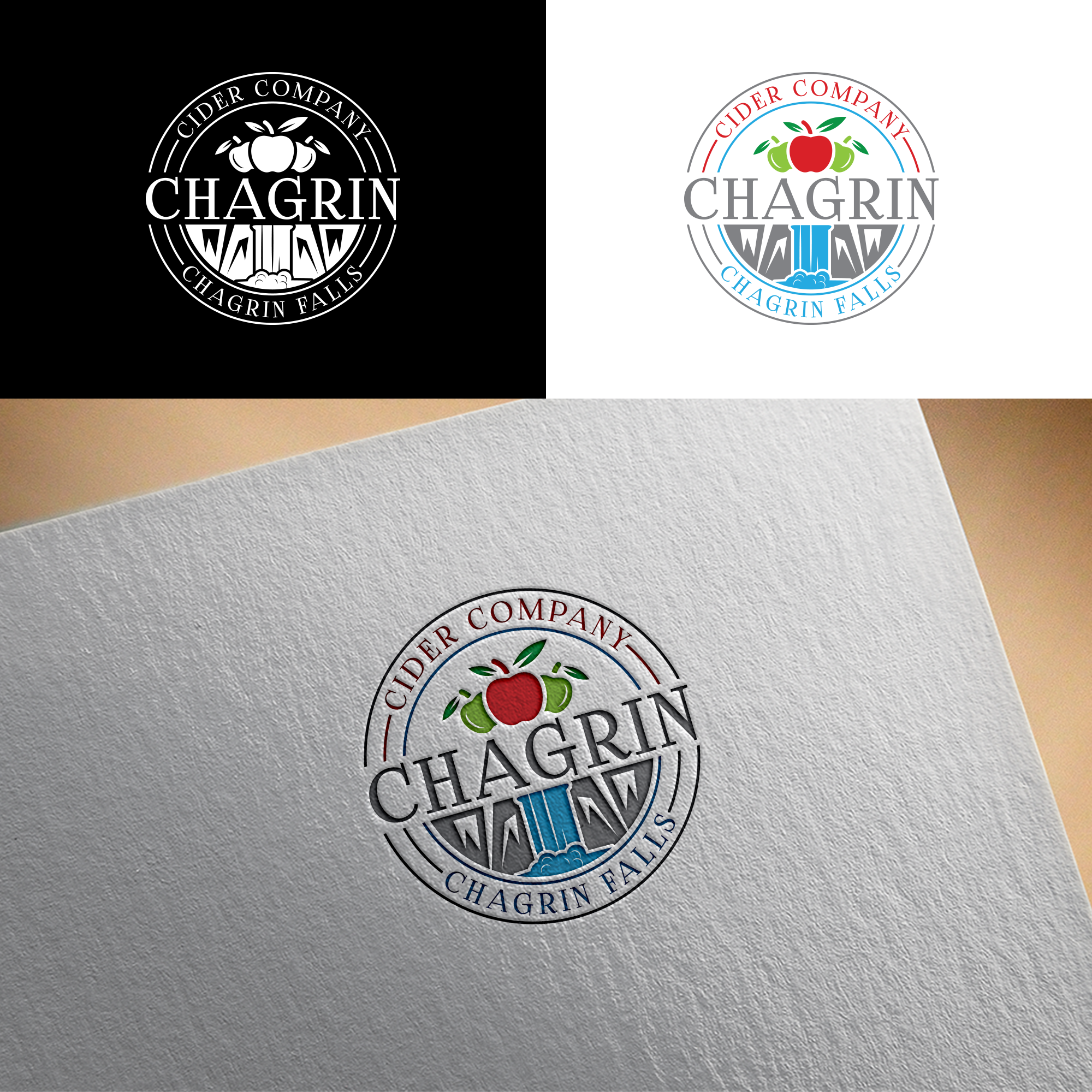 Logo Design by RA-bica for Chagrin Cider Company | Design #31849105