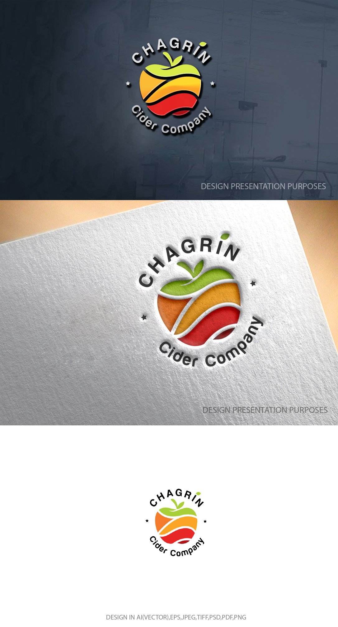 Logo Design by graphicevolution for Chagrin Cider Company | Design #31931077