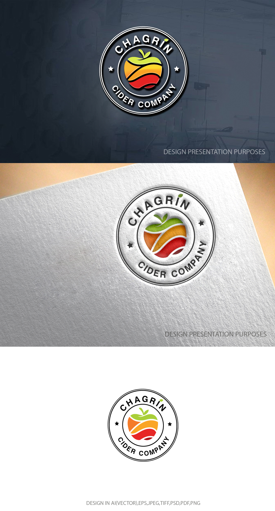 Logo Design by graphicevolution for Chagrin Cider Company | Design #31931377