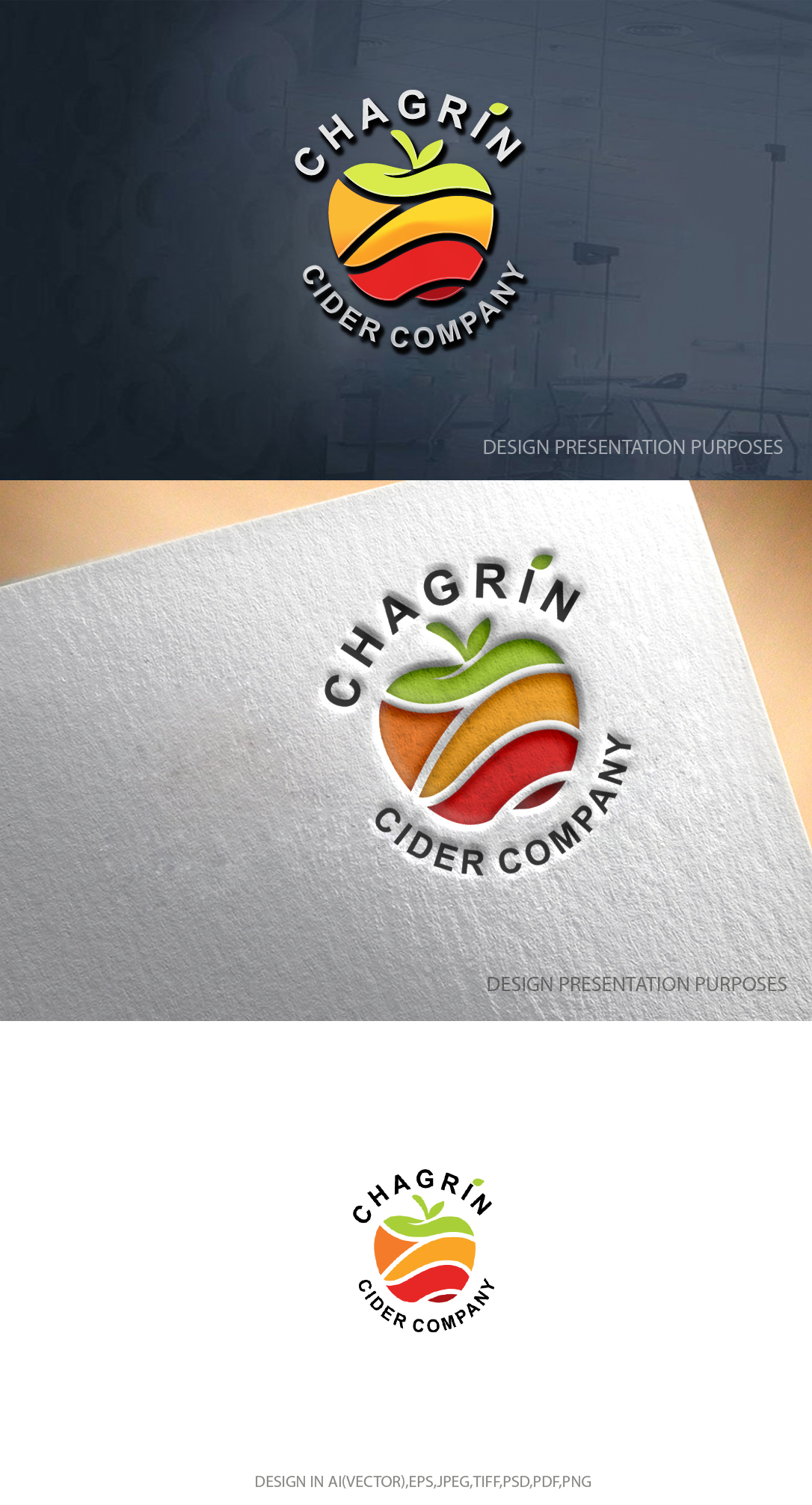 Logo Design by graphicevolution for Chagrin Cider Company | Design #32044034
