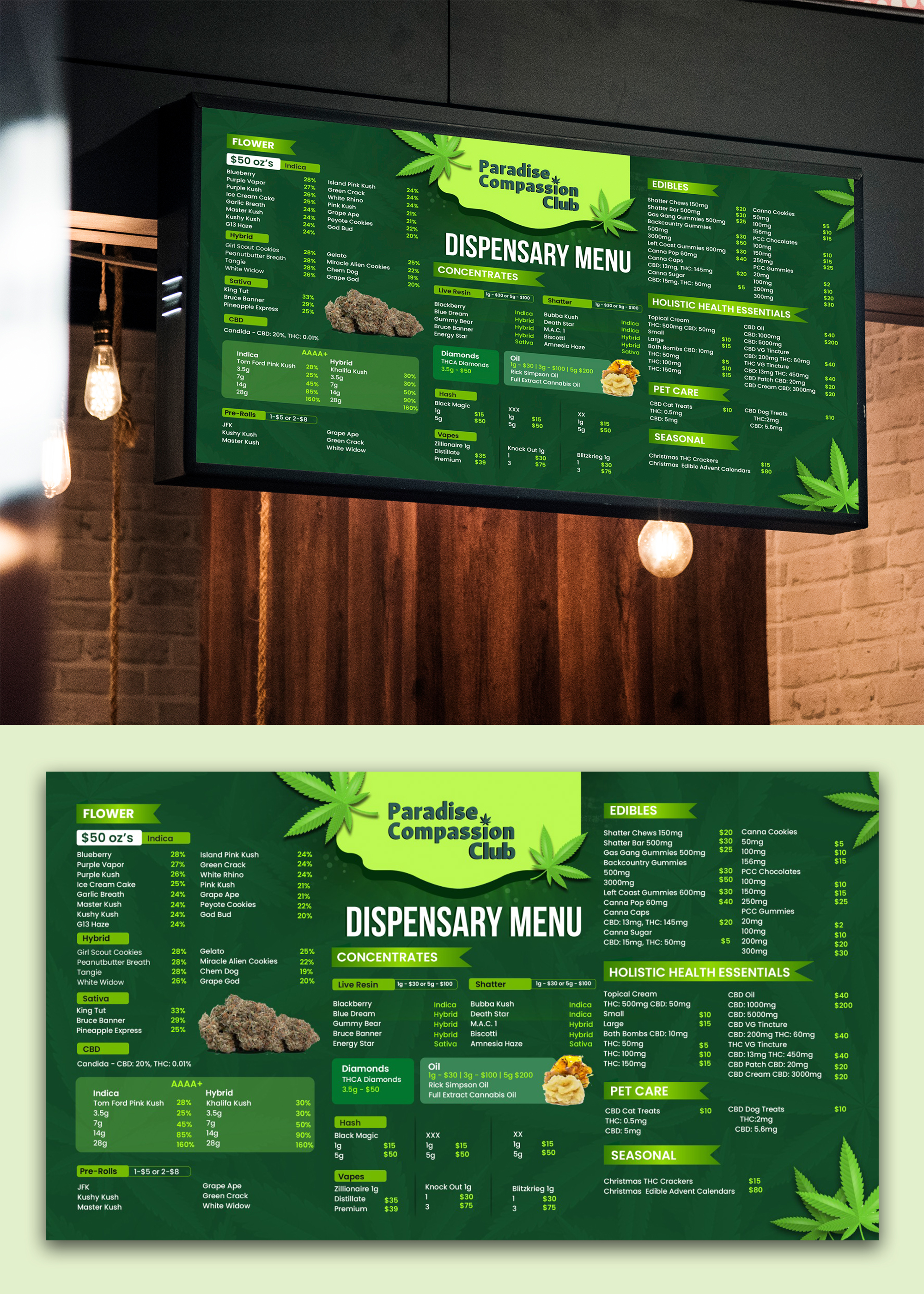 Menu Design by debdesign for Property Bros | Design #31835315