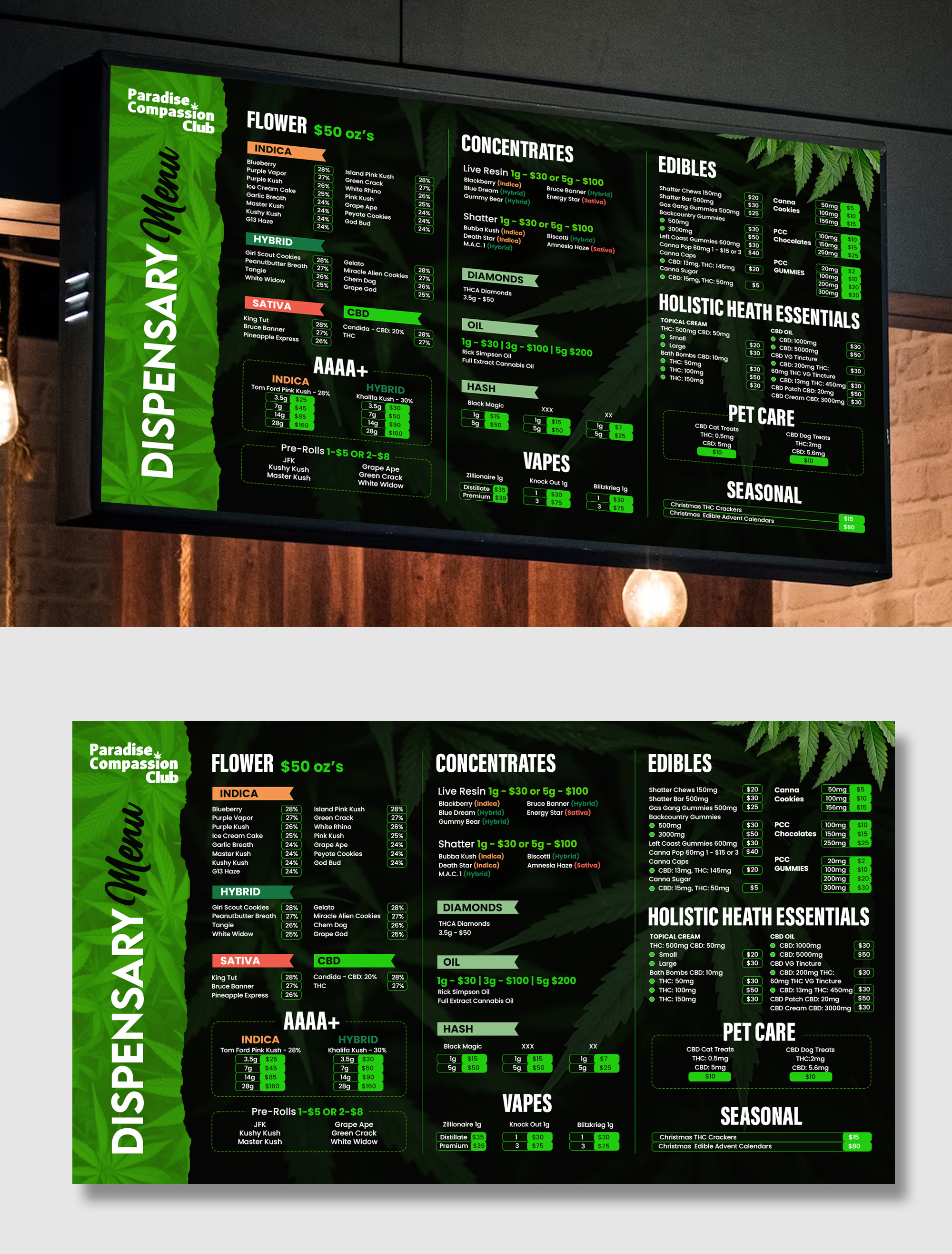 Menu Design by debdesign for Property Bros | Design #31835579