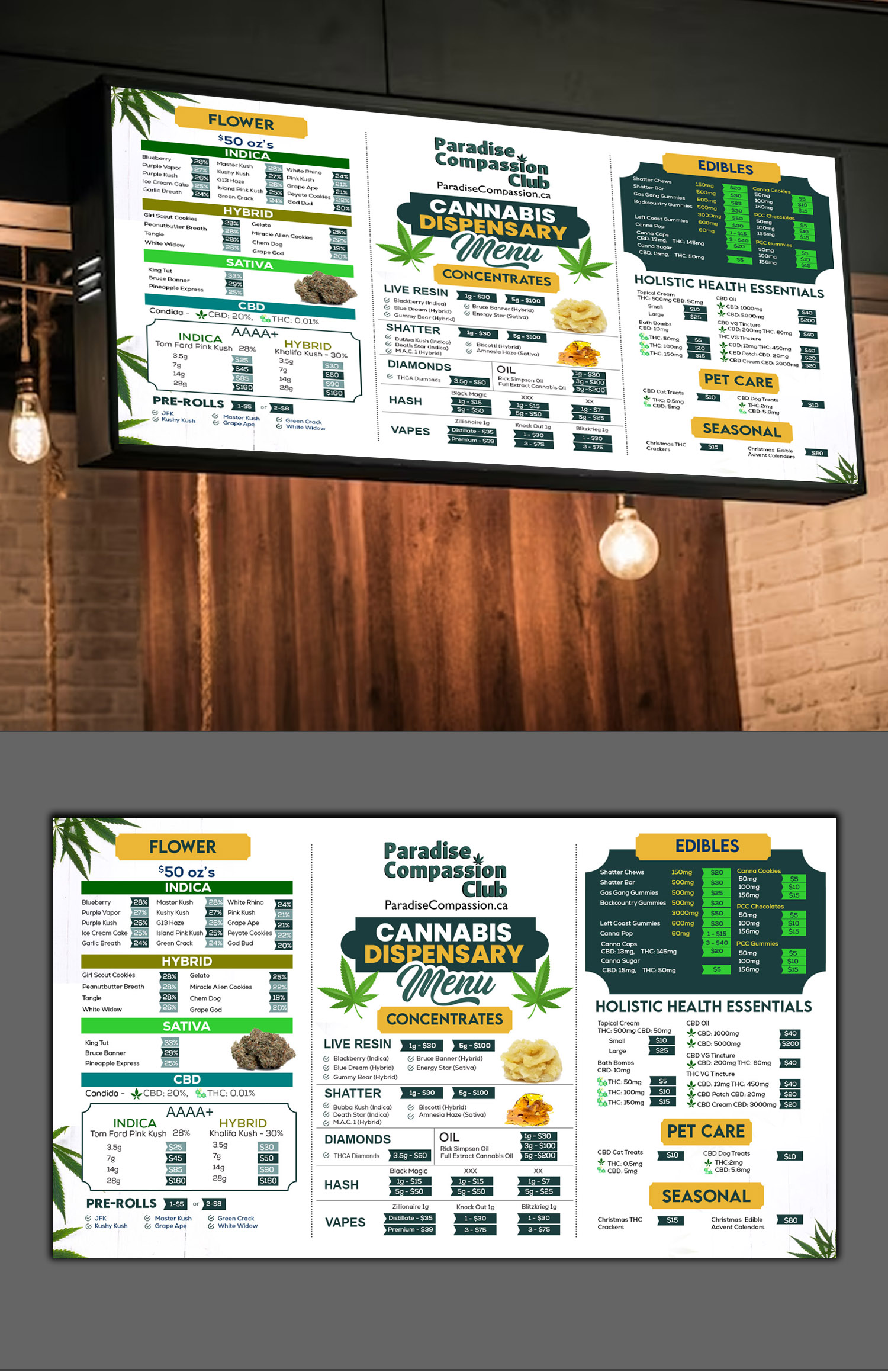 Menu Design by debdesign for Property Bros | Design #31836496
