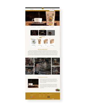 Web Design by Awang_ for Colombean Coffee Company | Design: #31891440