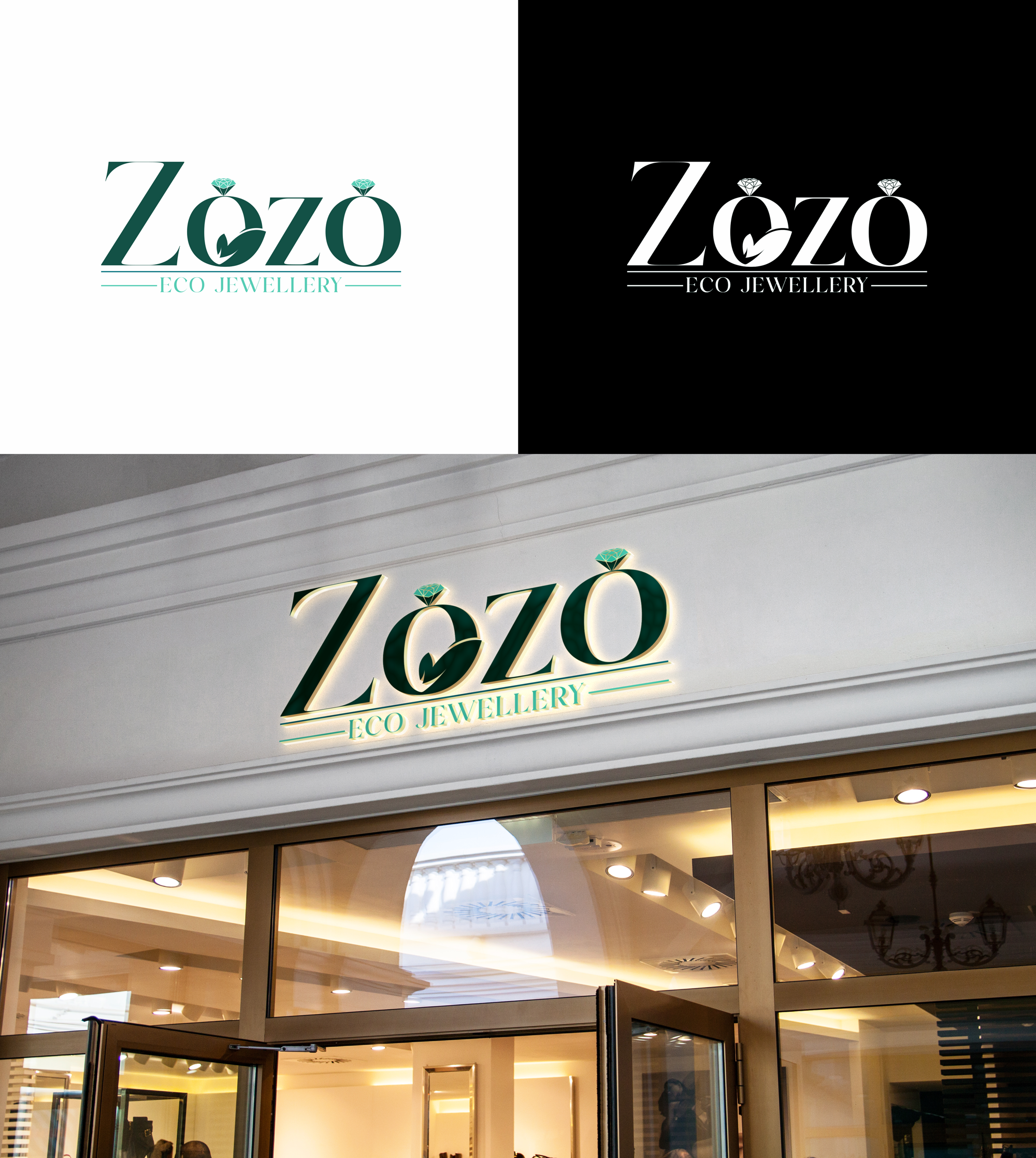 Diseño de Logo por RA-bica para Zozo Eco Jewellery | Diseño #31834413