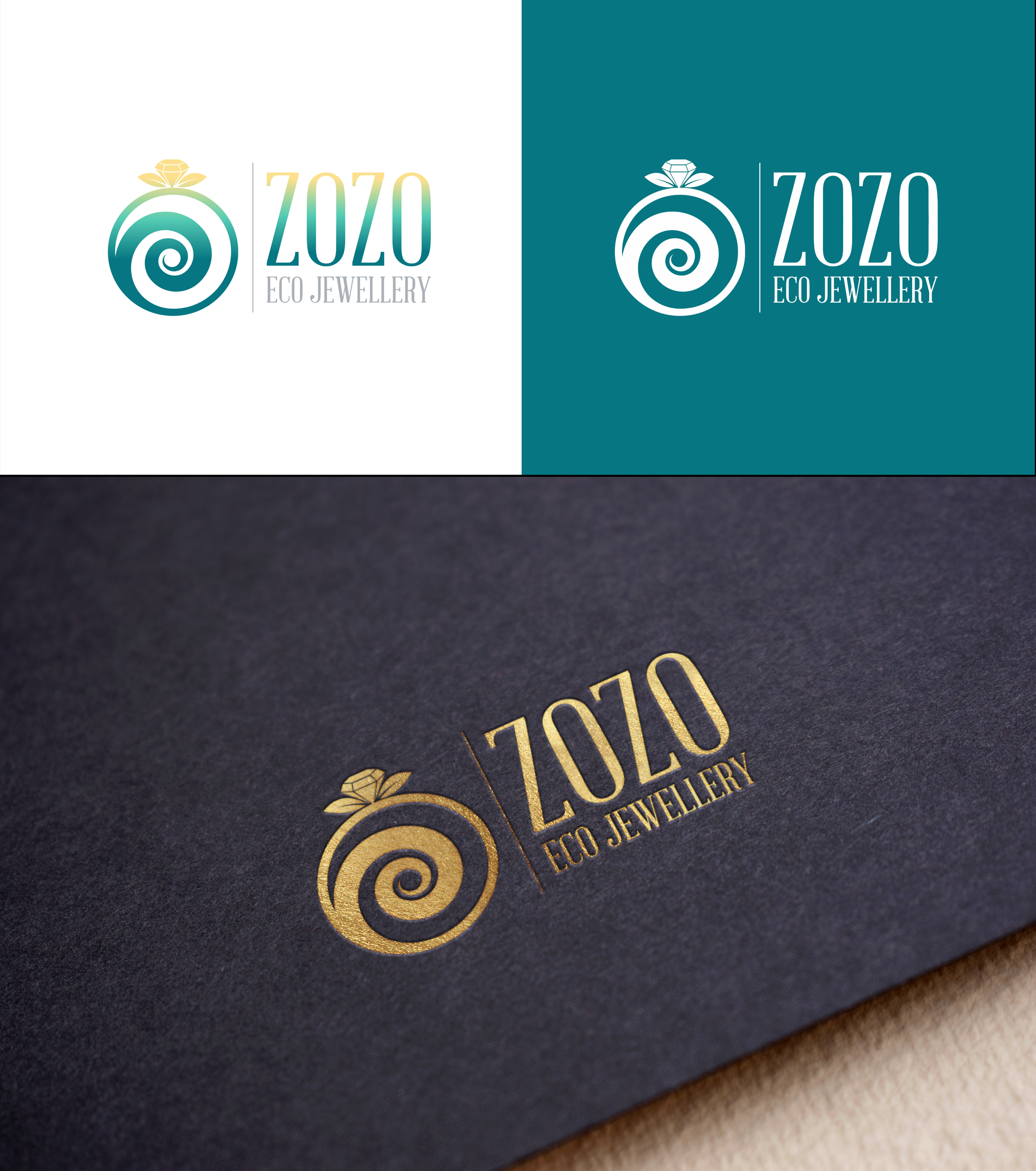 Logo Design by RA-bica for Zozo Eco Jewellery | Design #31834415