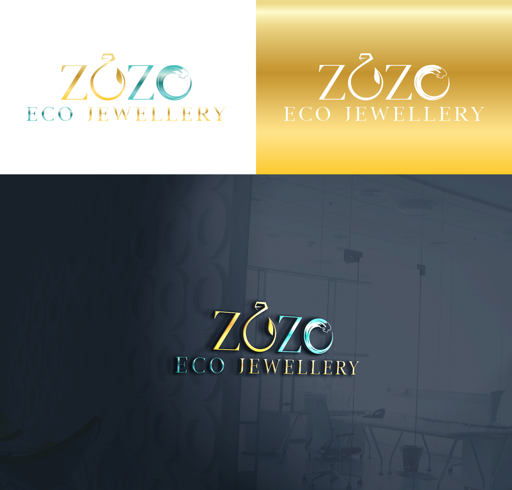 Logo Design by RA-bica for Zozo Eco Jewellery | Design #31836865