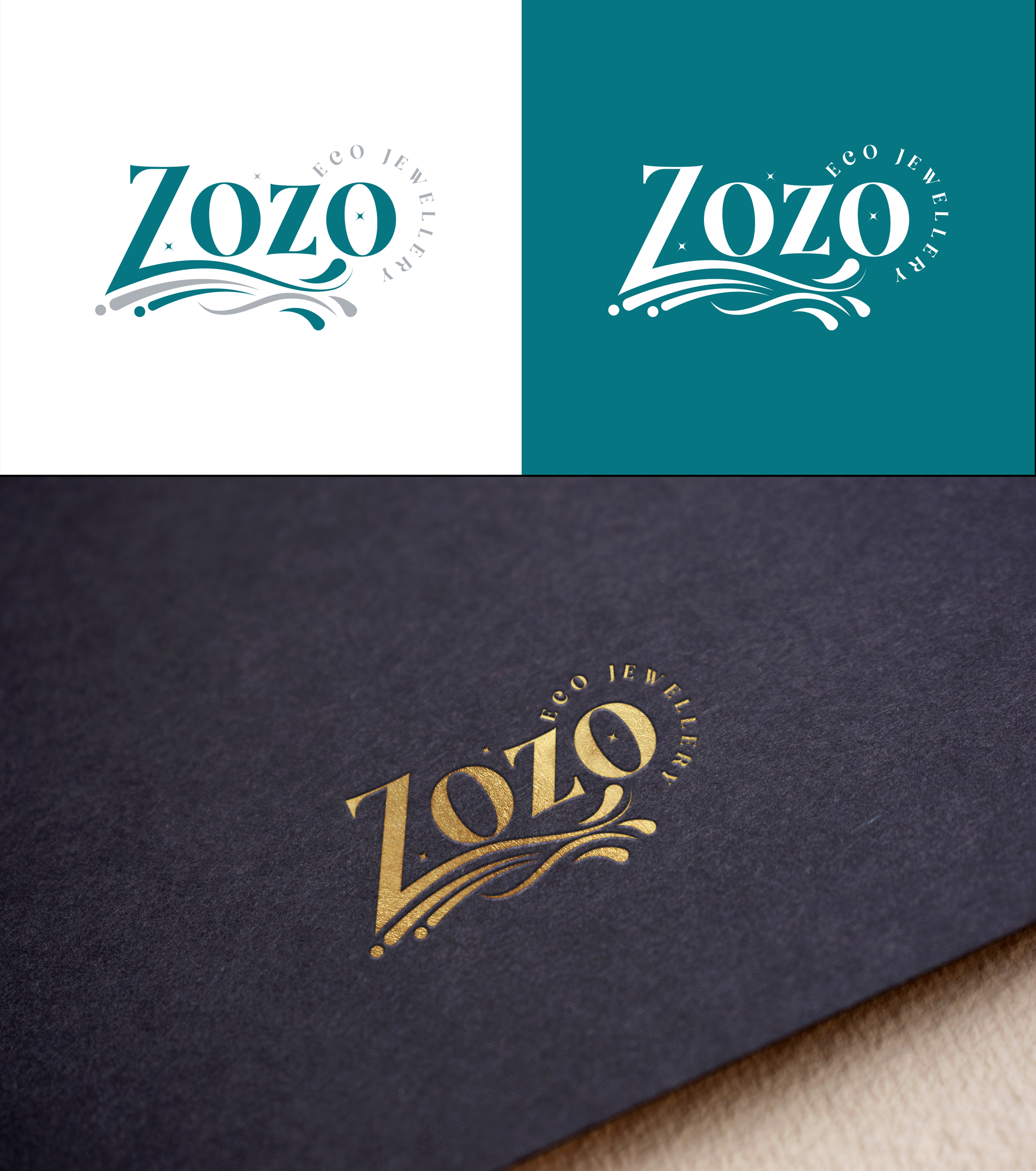 Logo Design by RA-bica for Zozo Eco Jewellery | Design #31872894