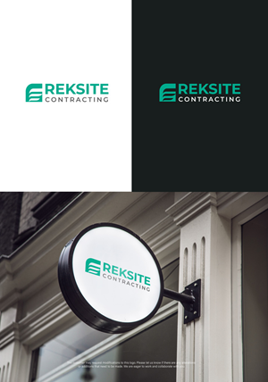 Logo Design by Locke+ for REKSITE CONTRACTING  | Design: #31832487