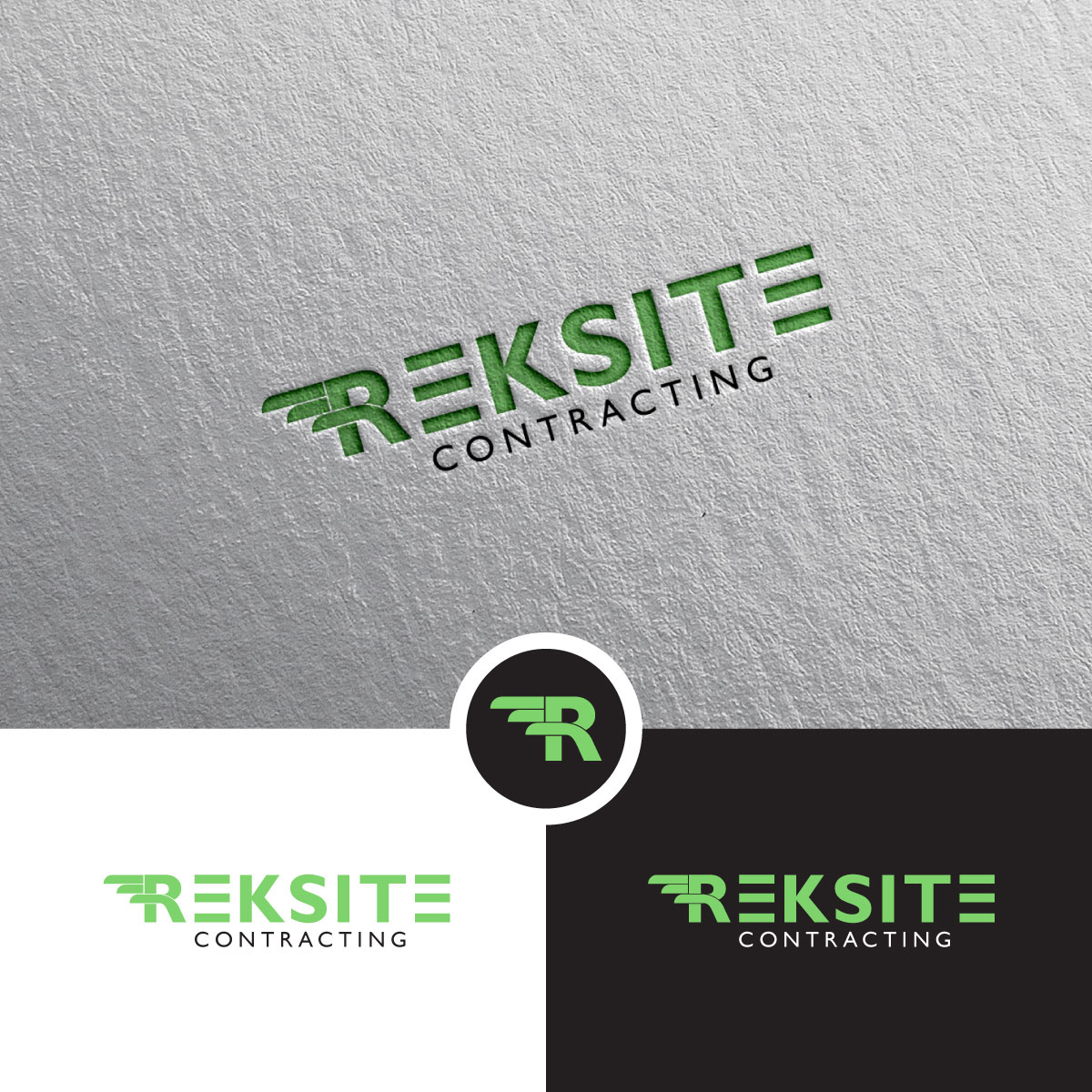 Logo Design by chris Ray for REKSITE CONTRACTING  | Design #31834424
