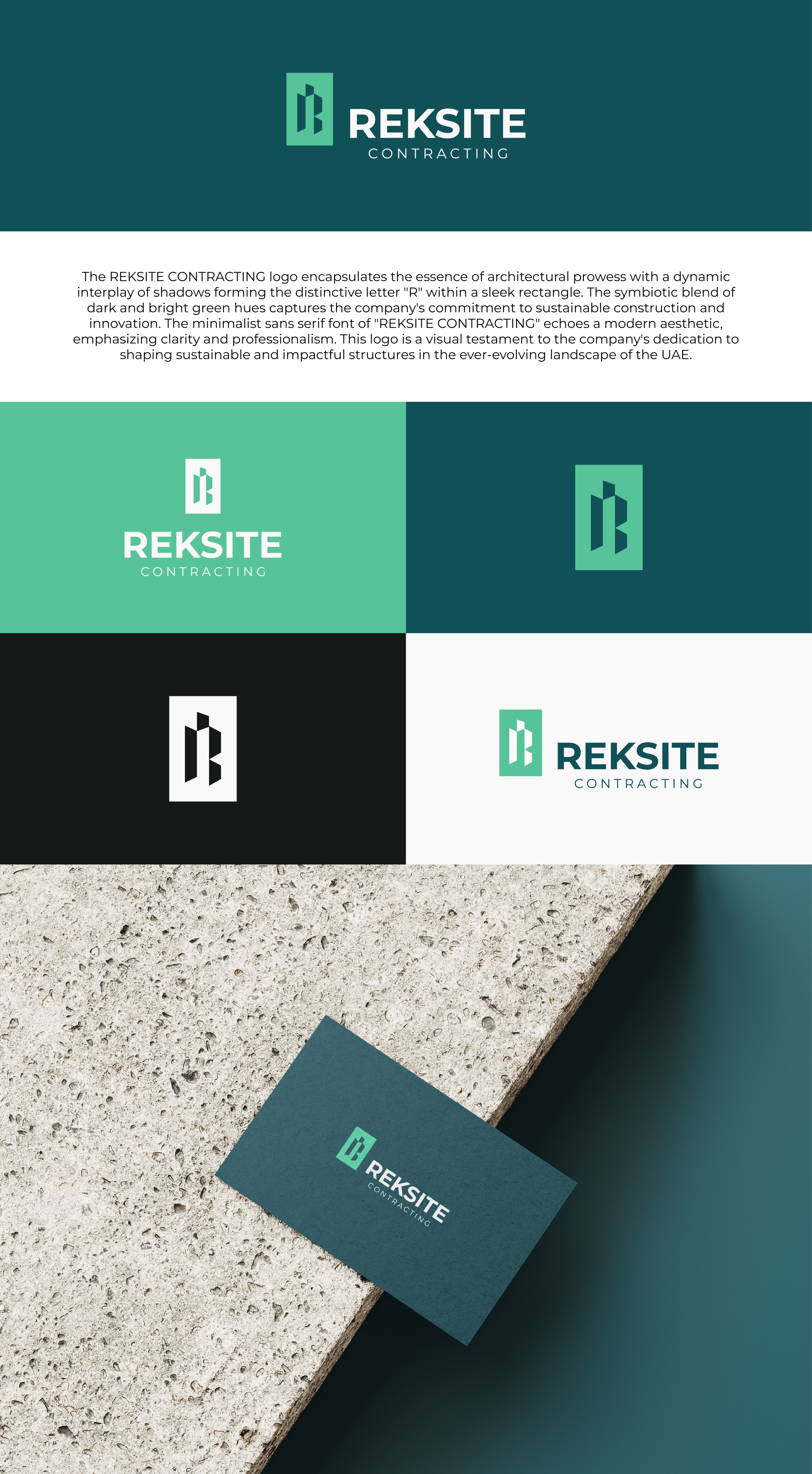 Diseño de Logo por ALMANAL GRAPHICS para REKSITE CONTRACTING  | Diseño #31836149