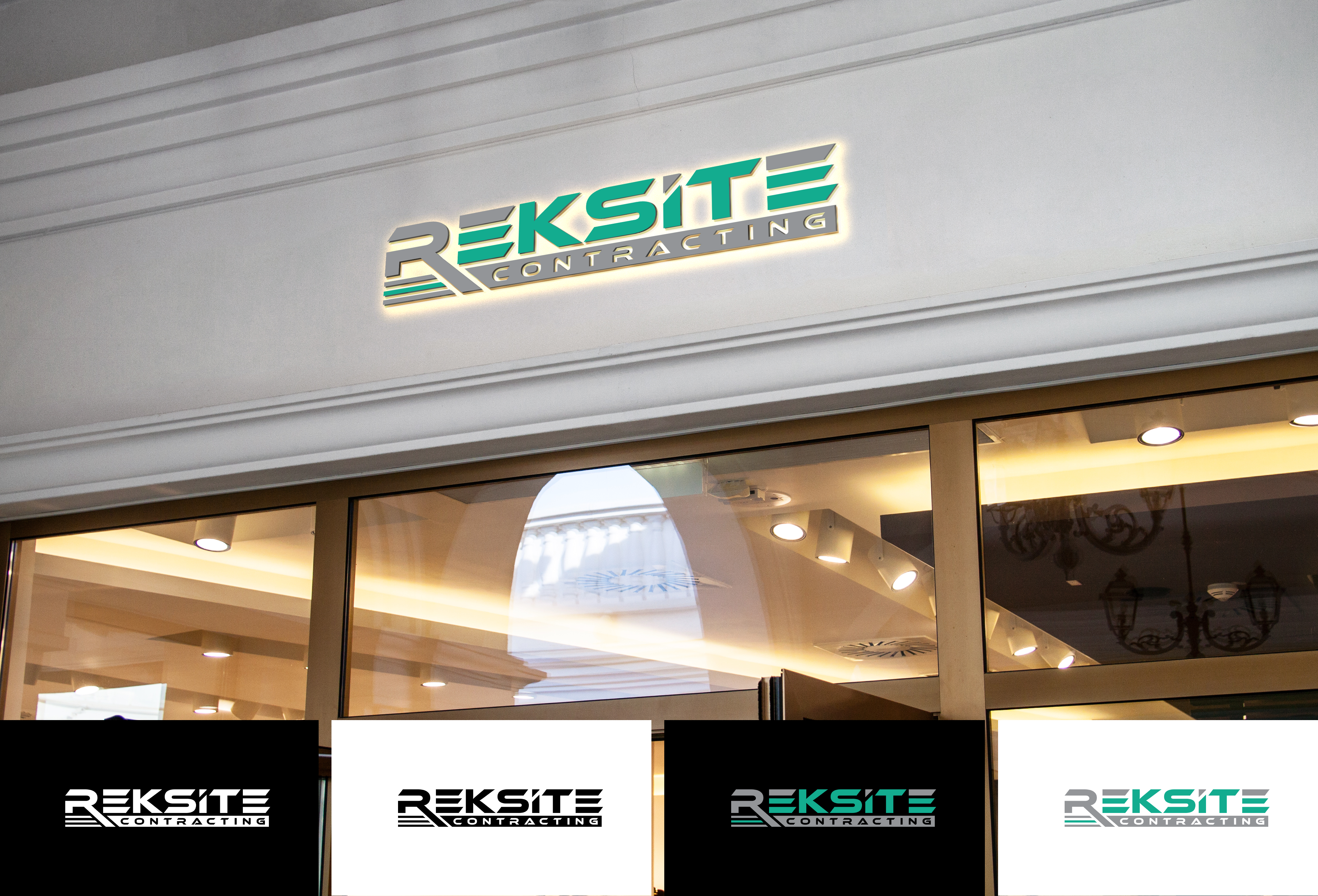 Diseño de Logo por DesignerShahadat para REKSITE CONTRACTING  | Diseño #31837918