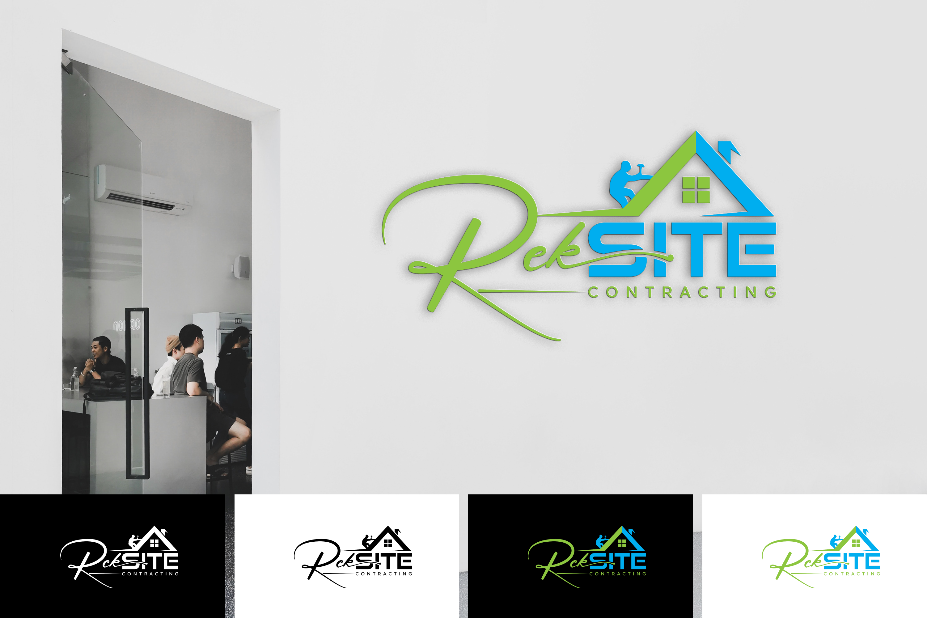 Diseño de Logo por DesignerShahadat para REKSITE CONTRACTING  | Diseño #31838041