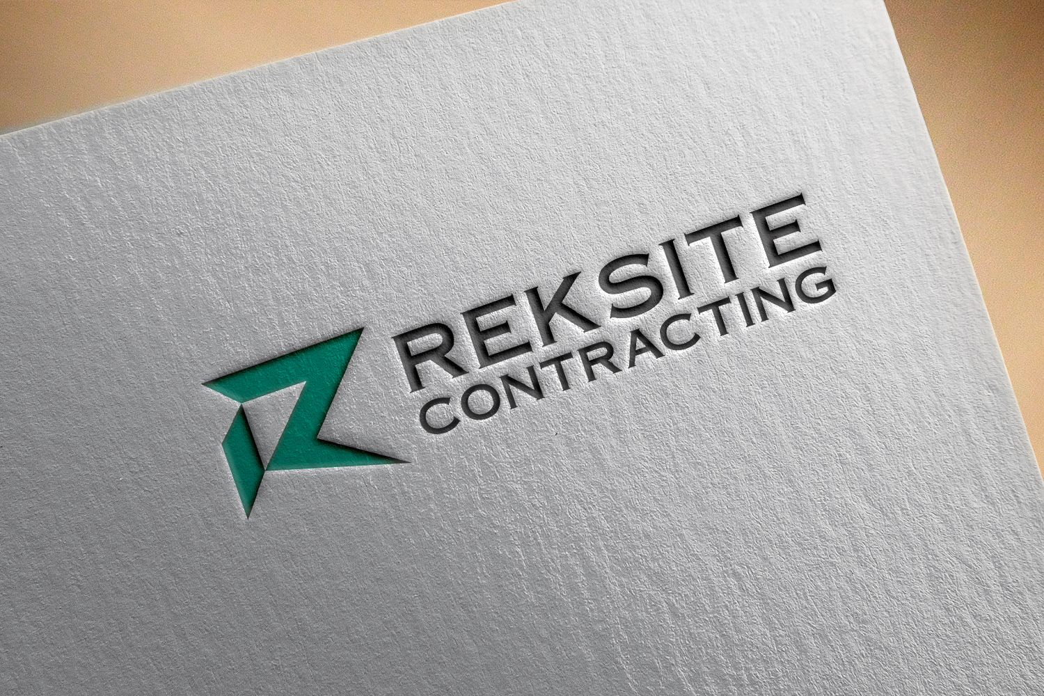 Diseño de Logo por Graphic Mama para REKSITE CONTRACTING  | Diseño #31847411