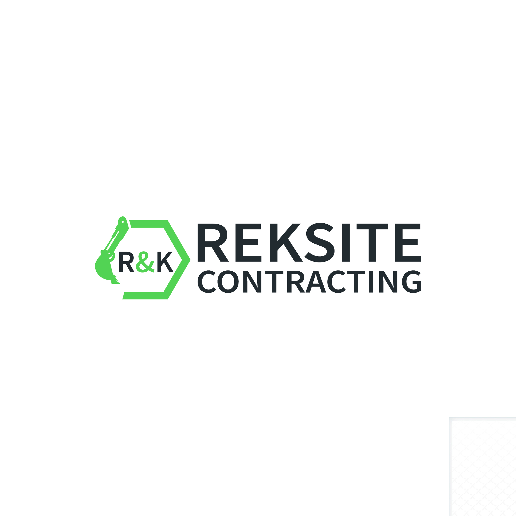 Logo Design by logodezyn 2 for REKSITE CONTRACTING  | Design #31844634
