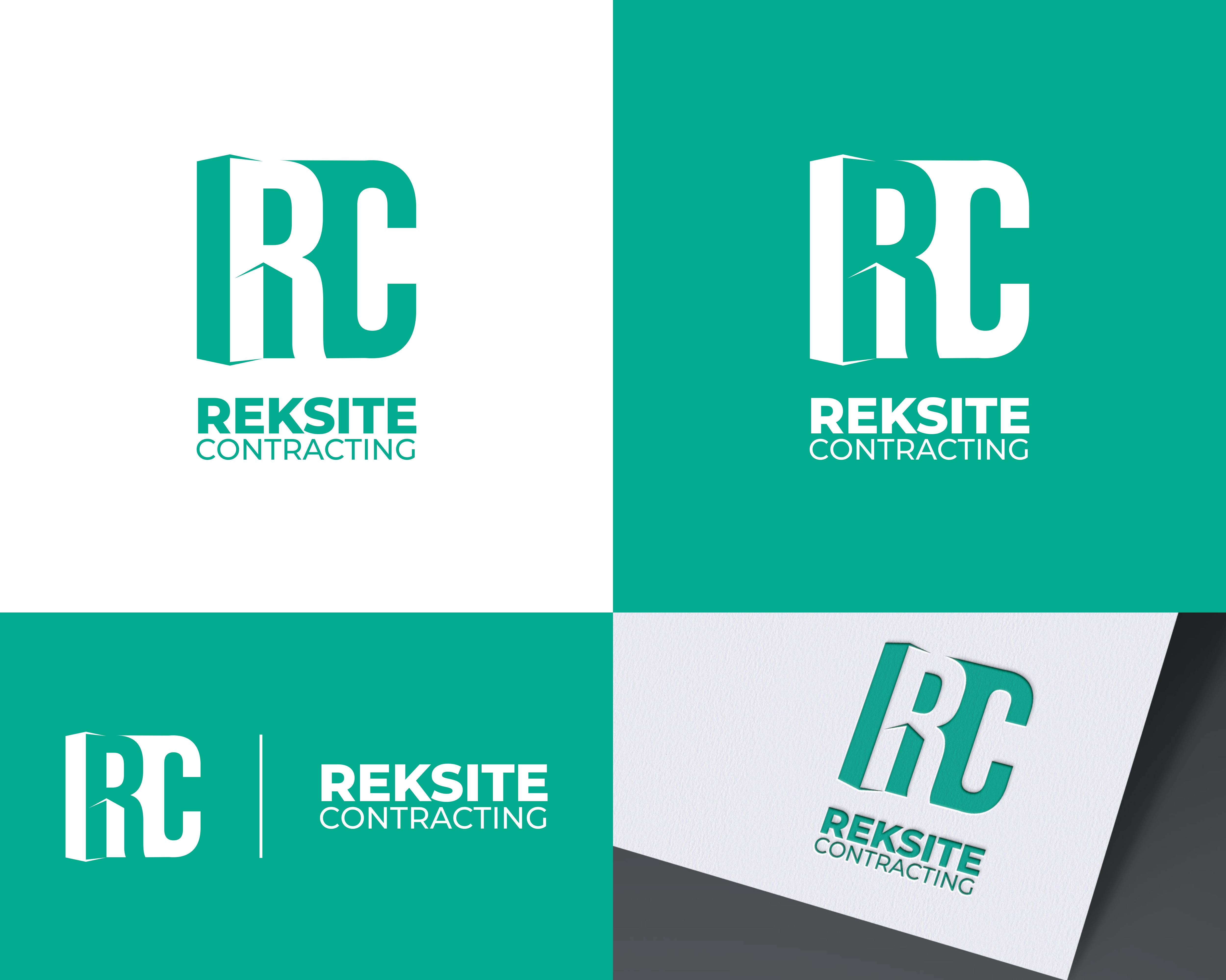 Logo-Design von Dell_a.Design für REKSITE CONTRACTING  | Design #31839932