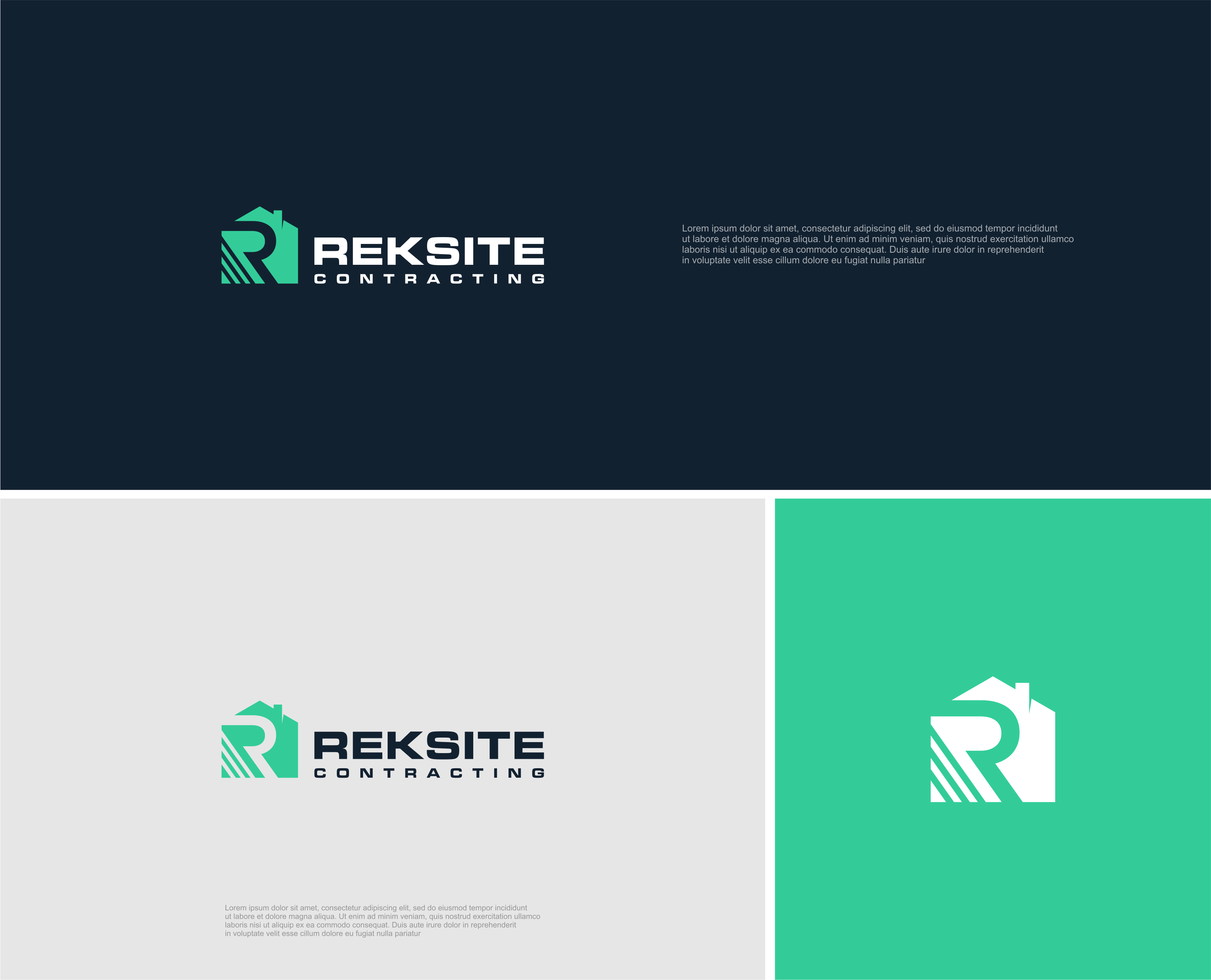 Diseño de Logo por MONOGRAPH para REKSITE CONTRACTING  | Diseño #31832930