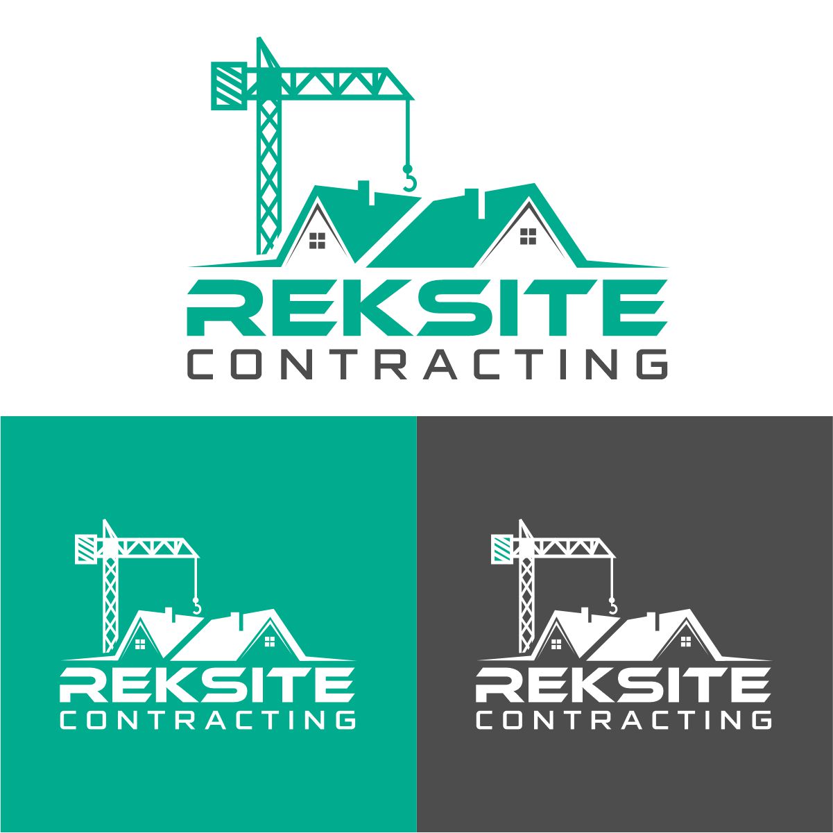 Logo Design by creative.bugs for REKSITE CONTRACTING  | Design #31835954