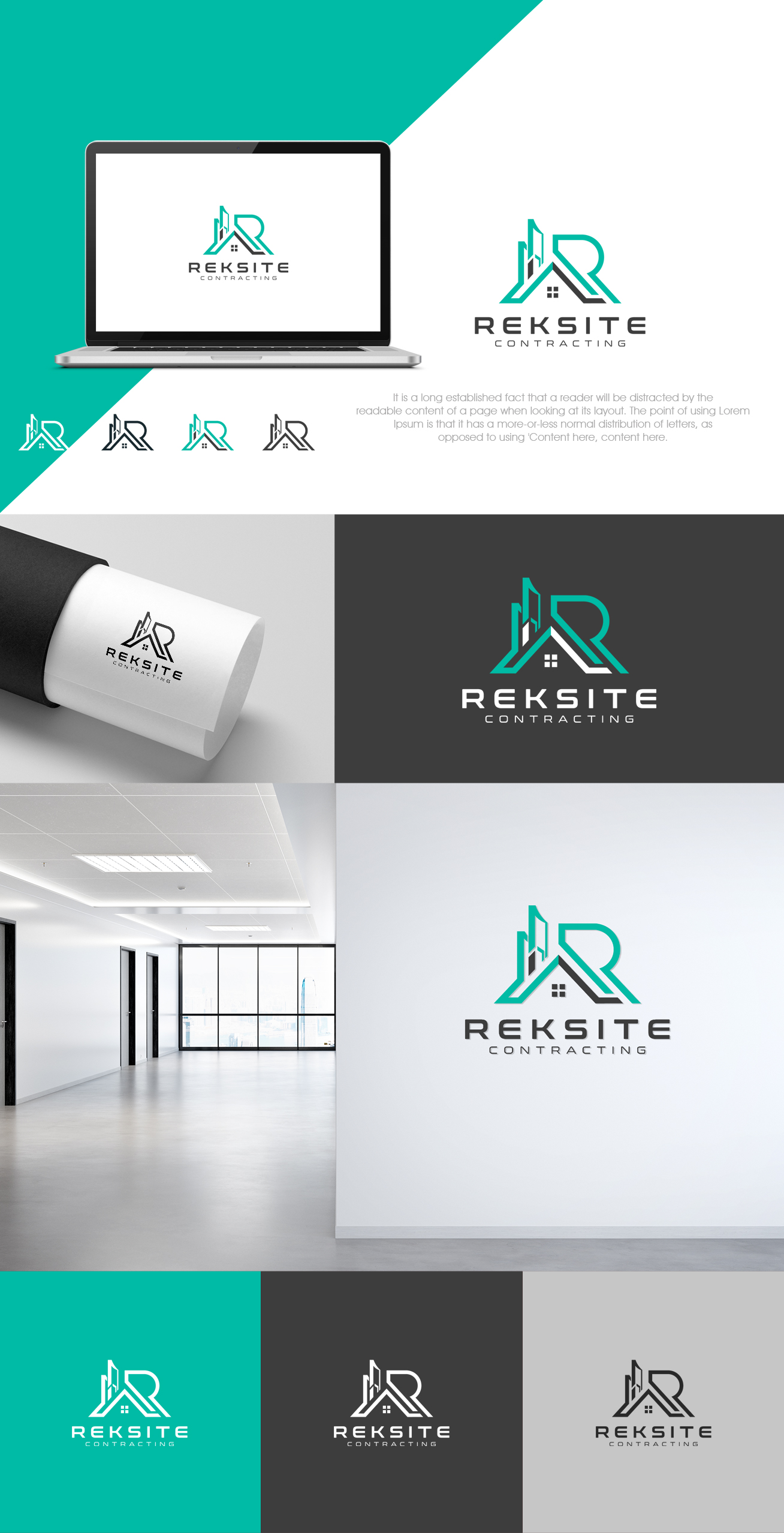 Logo-Design von SL Designer für REKSITE CONTRACTING  | Design #31834060