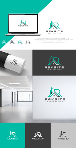 Logo Design by SL Designer for REKSITE CONTRACTING  | Design: #31834060