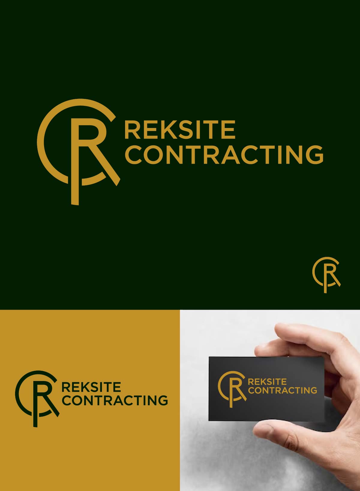 Logo Design by fly  design for REKSITE CONTRACTING  | Design #31836384