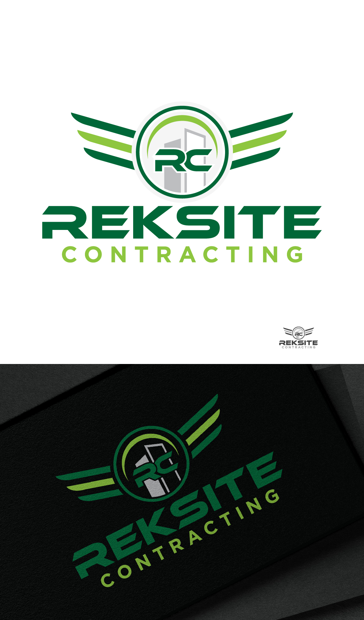 Diseño de Logo por DesignLima para REKSITE CONTRACTING  | Diseño #31837154