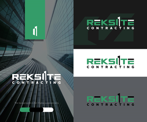 Logo Design by edwinnegz1 for REKSITE CONTRACTING  | Design: #31832795