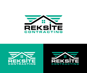 Logo Design by Ayub Zafar for REKSITE CONTRACTING  | Design: #31840364