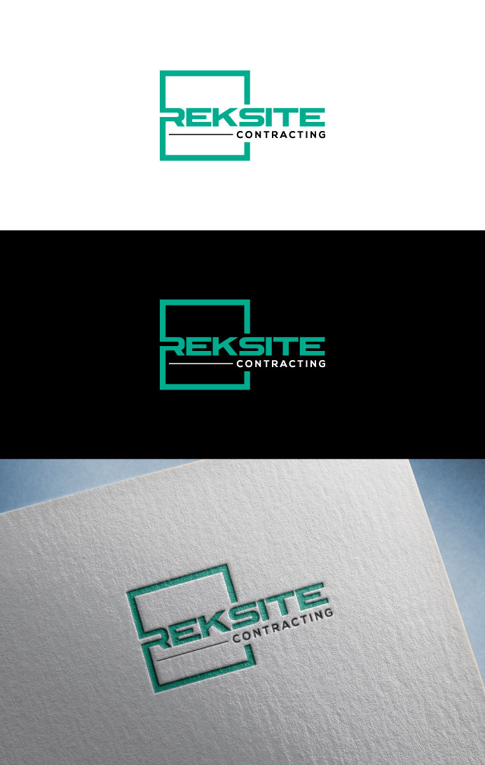 Diseño de Logo por flora.c design para REKSITE CONTRACTING  | Diseño #31842089