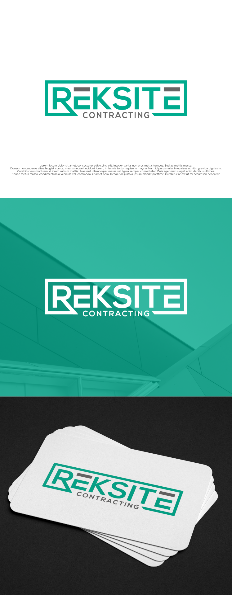 Diseño de Logo por shiroRo para REKSITE CONTRACTING  | Diseño #31833973
