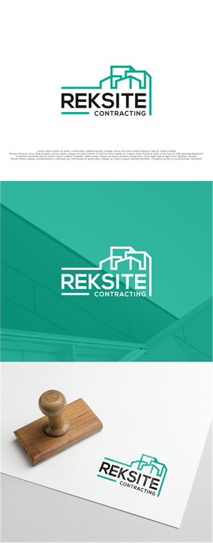 Logo Design by shiroRo for REKSITE CONTRACTING  | Design: #31834492