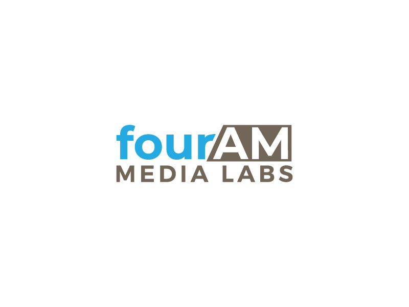 Logo Design by holyvi for fourAM Media Labs | Design #31837709