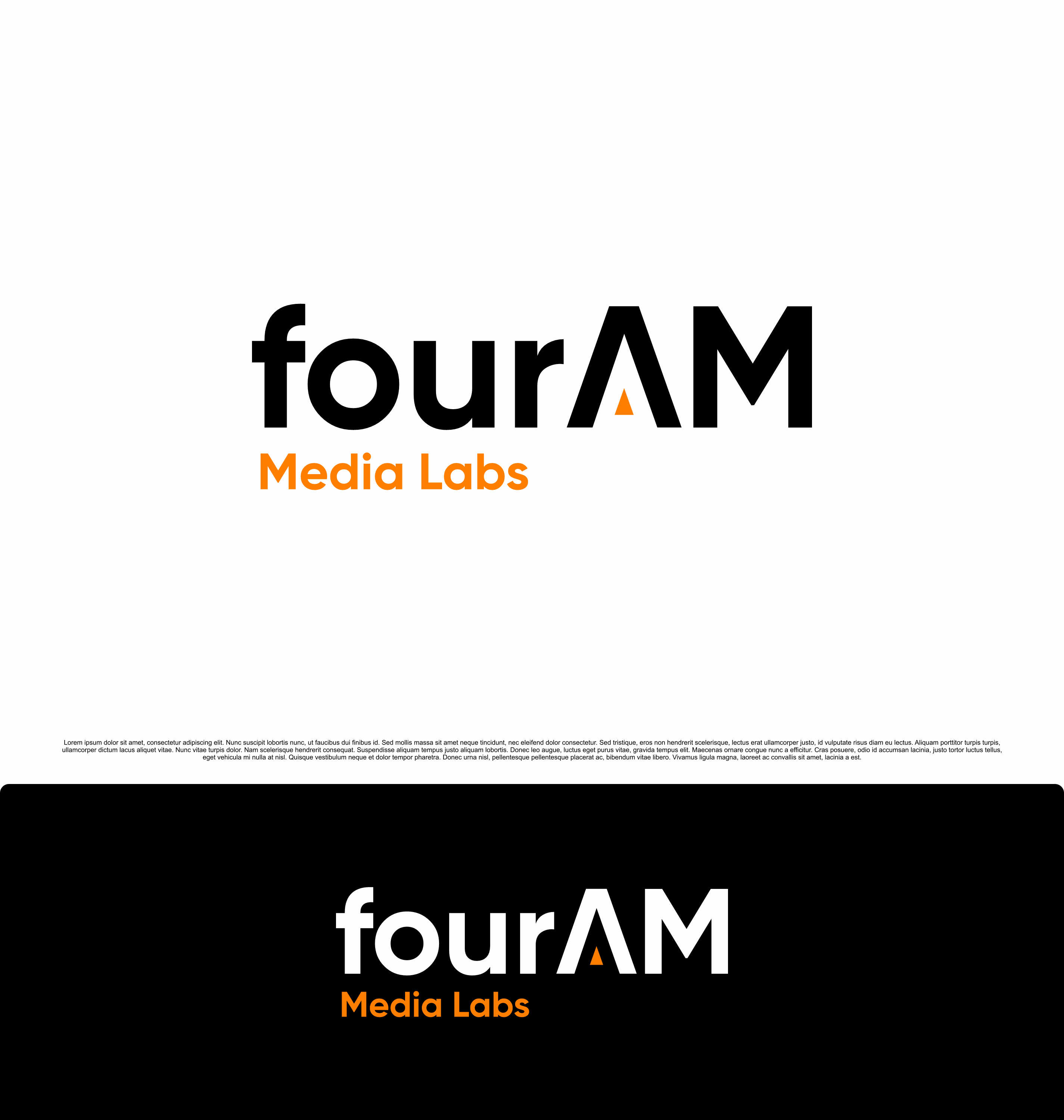 Logo Design by saesean for fourAM Media Labs | Design #31843688