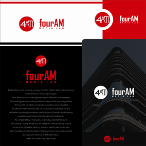 Logo Design by BLINDMOON for fourAM Media Labs | Design: #31850299
