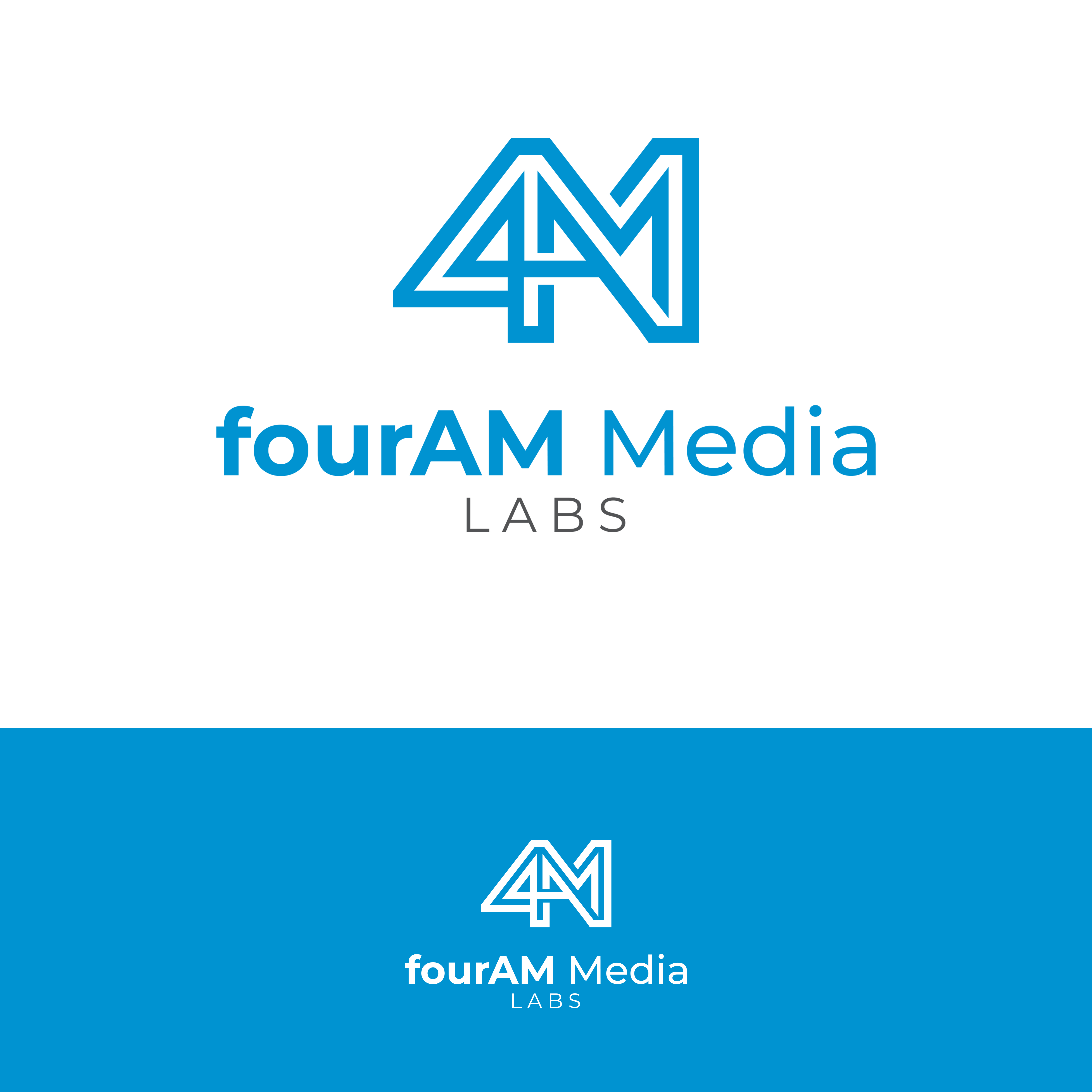 Logo Design by Mahera23 for fourAM Media Labs | Design #31870193