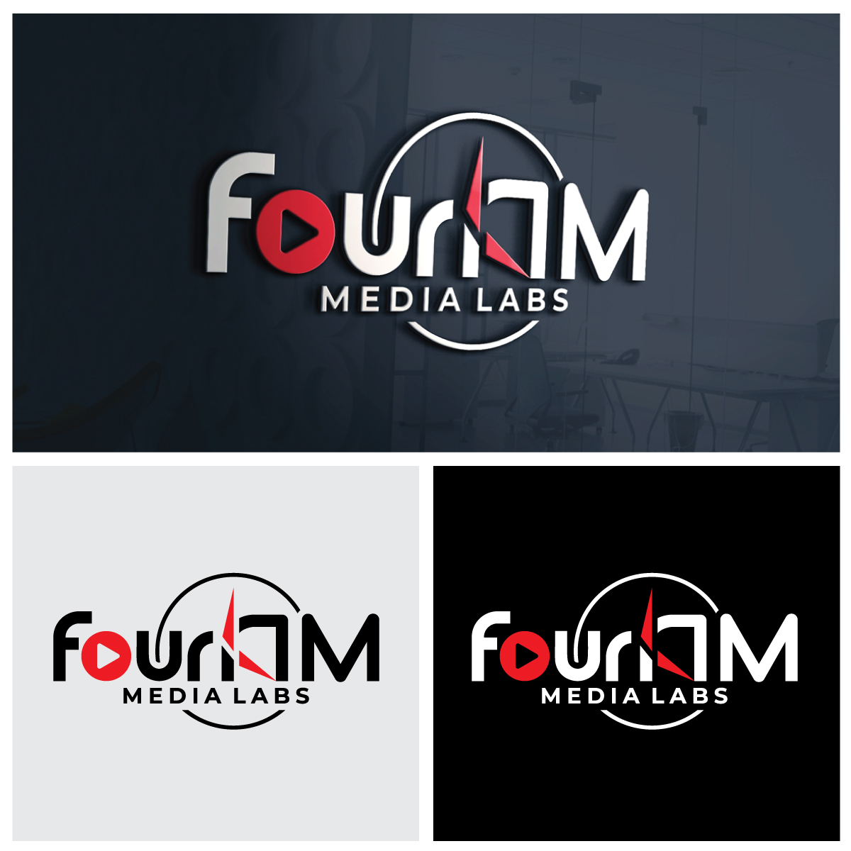 Logo Design by riya.mitra07j for fourAM Media Labs | Design #31837808