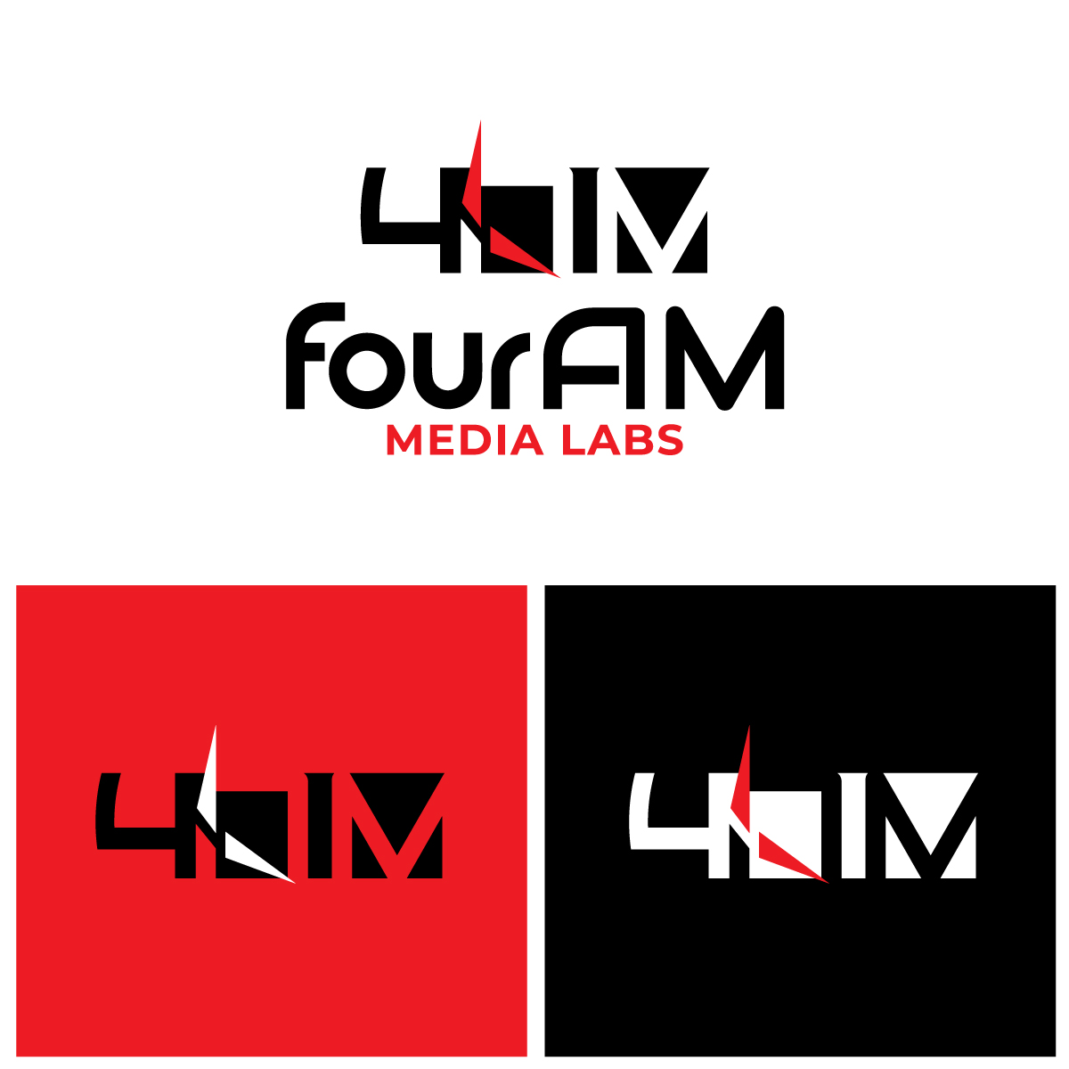 Logo Design by riya.mitra07j for fourAM Media Labs | Design #31838560
