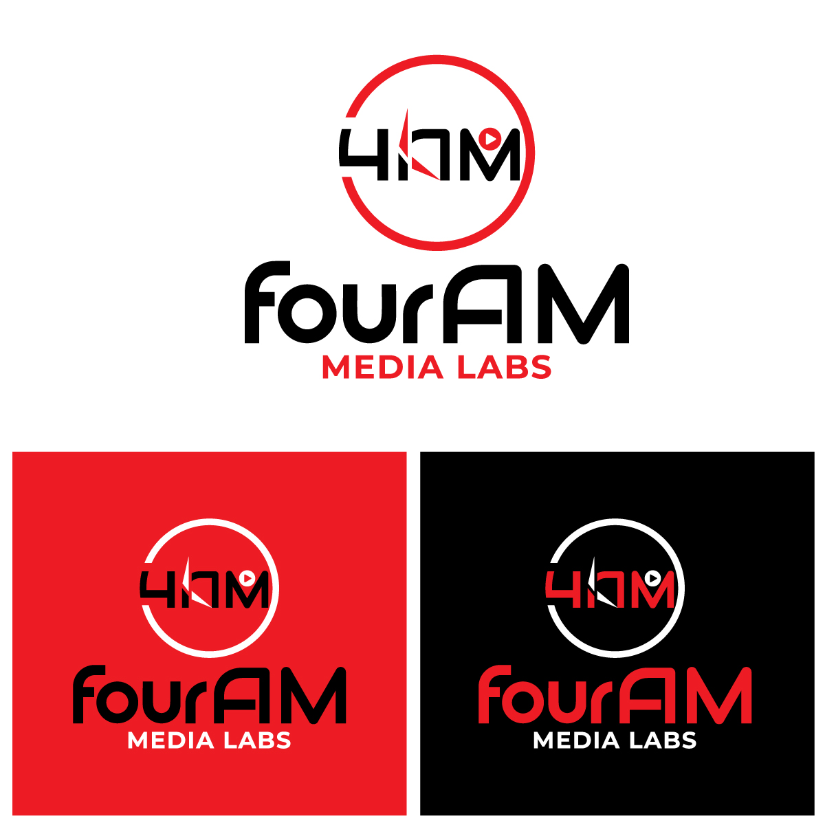 Logo Design by riya.mitra07j for fourAM Media Labs | Design #31838561