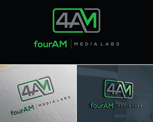 Logo Design by Atec for fourAM Media Labs | Design: #31859107