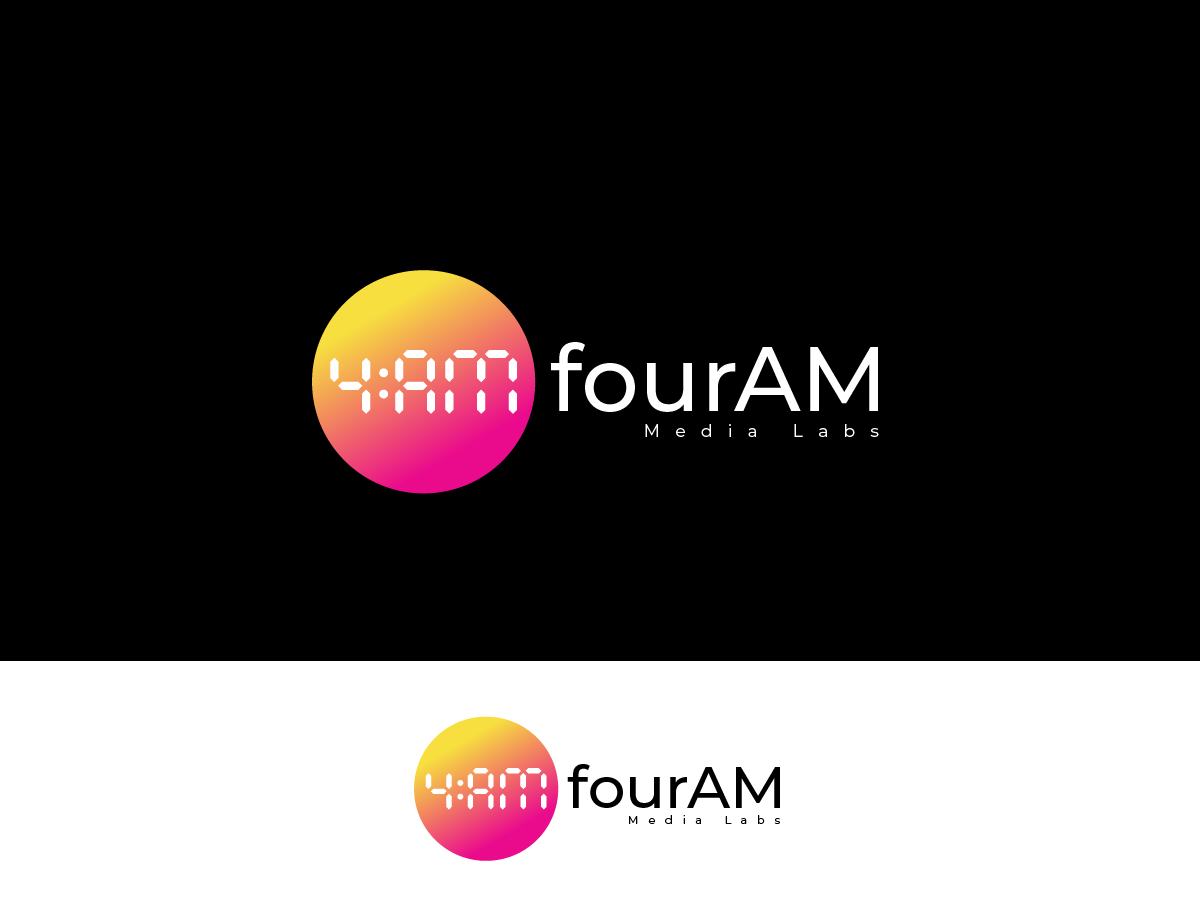 Logo Design by Owltive for fourAM Media Labs | Design #31837655