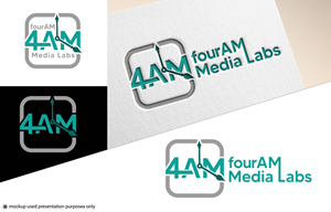 Logo Design by Rubia@ for fourAM Media Labs | Design: #31851646