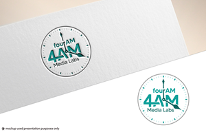 Logo Design by Rubia@ for fourAM Media Labs | Design: #31851647