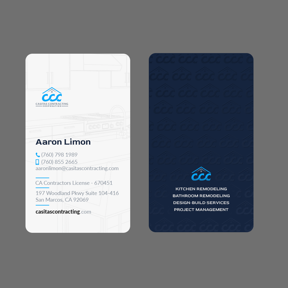 Business Card Design by Andrés Sebastián for this project | Design #31843543