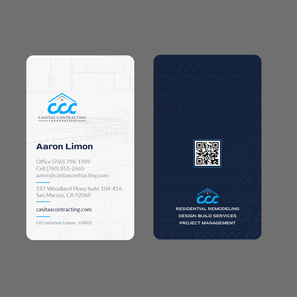 Business Card Design by Andrés Sebastián for this project | Design #32186001