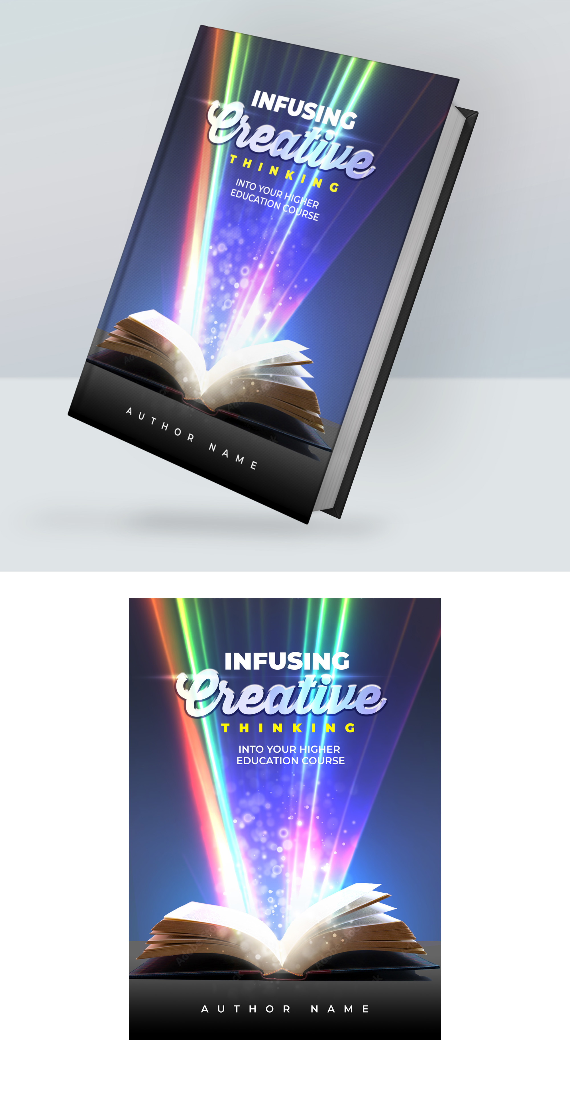 Book Cover Design by Dzhafir for creativity and education | Design #31868931