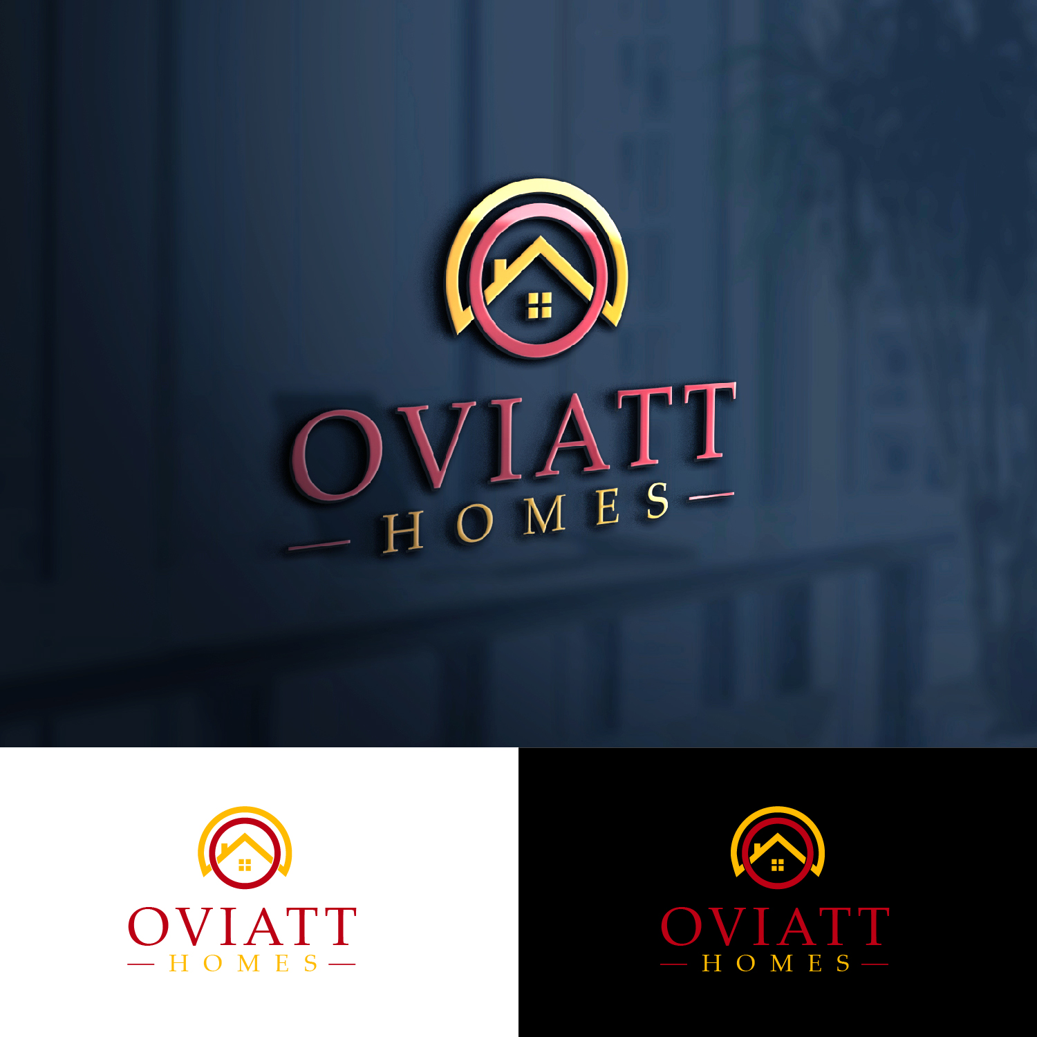 Logo Design by S.H Designs for Oviatt Homes | Design #31838997